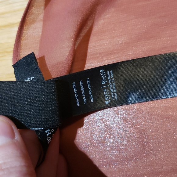 WHBM Convertible Layered Blouse Camisole in Cinnamon / Tank / Shell; Size XXS - Picture 9 of 16